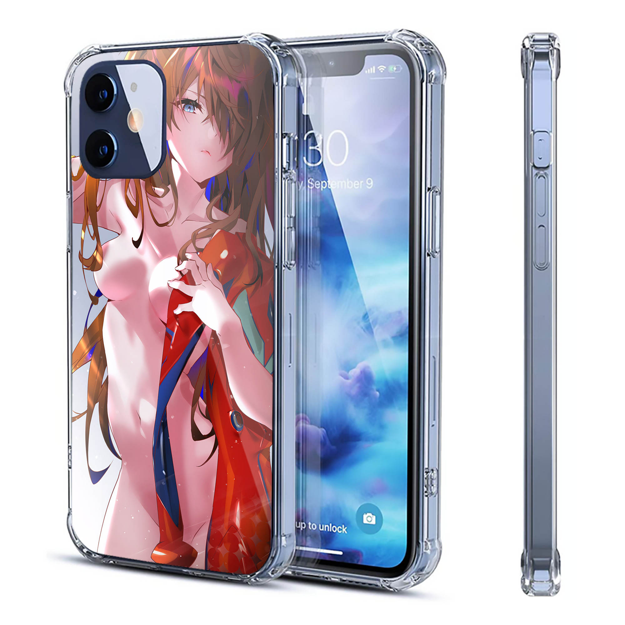 （画像用） EVA 新世紀エヴァンゲリオン 【iPhone 12シリーズ対応】透明スマホケース（クリアソフトケース）